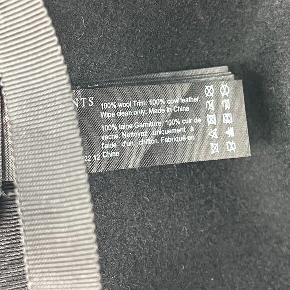 All Saints Black Hat with Gold Accents - Picture 12 of 13